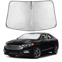 EcoNour windshield sunshade fits Ford Fusion 2013-2021 for a snug, glare-free fit.