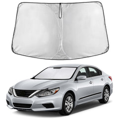 EcoNour windshield sunshade for Nissan Altima 2013-2018 covers the windshield and reduces interior heat.