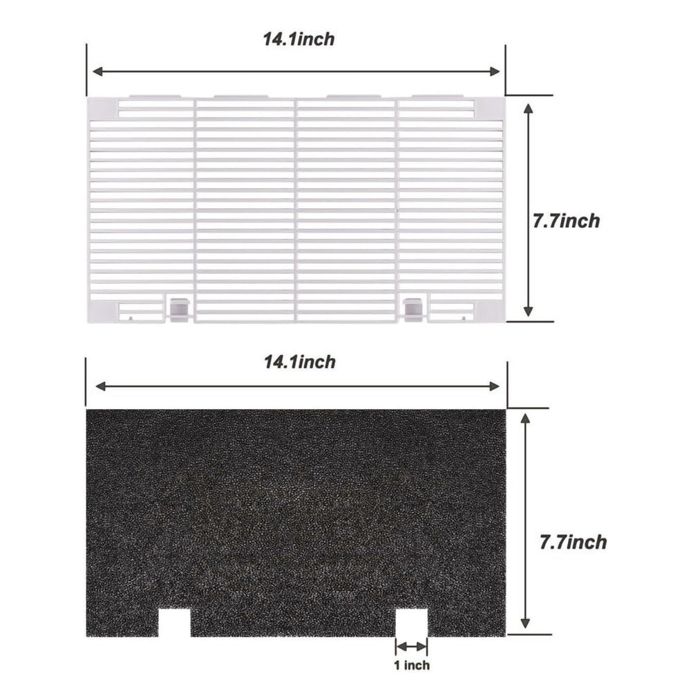 EcoSynic RV AC cover with snap-fit for tool-free installation