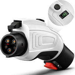 Ecotome NACS-to-J1772 adapter compatibility list showing broad EV support.