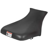 ECOTRIC ATV seat for Foreman 500, front view, improves rider comfort on long trail rides.