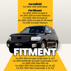 ECOTRIC bumper filler right side headlight molding for Armada/QX56 ensures seamless alignment.