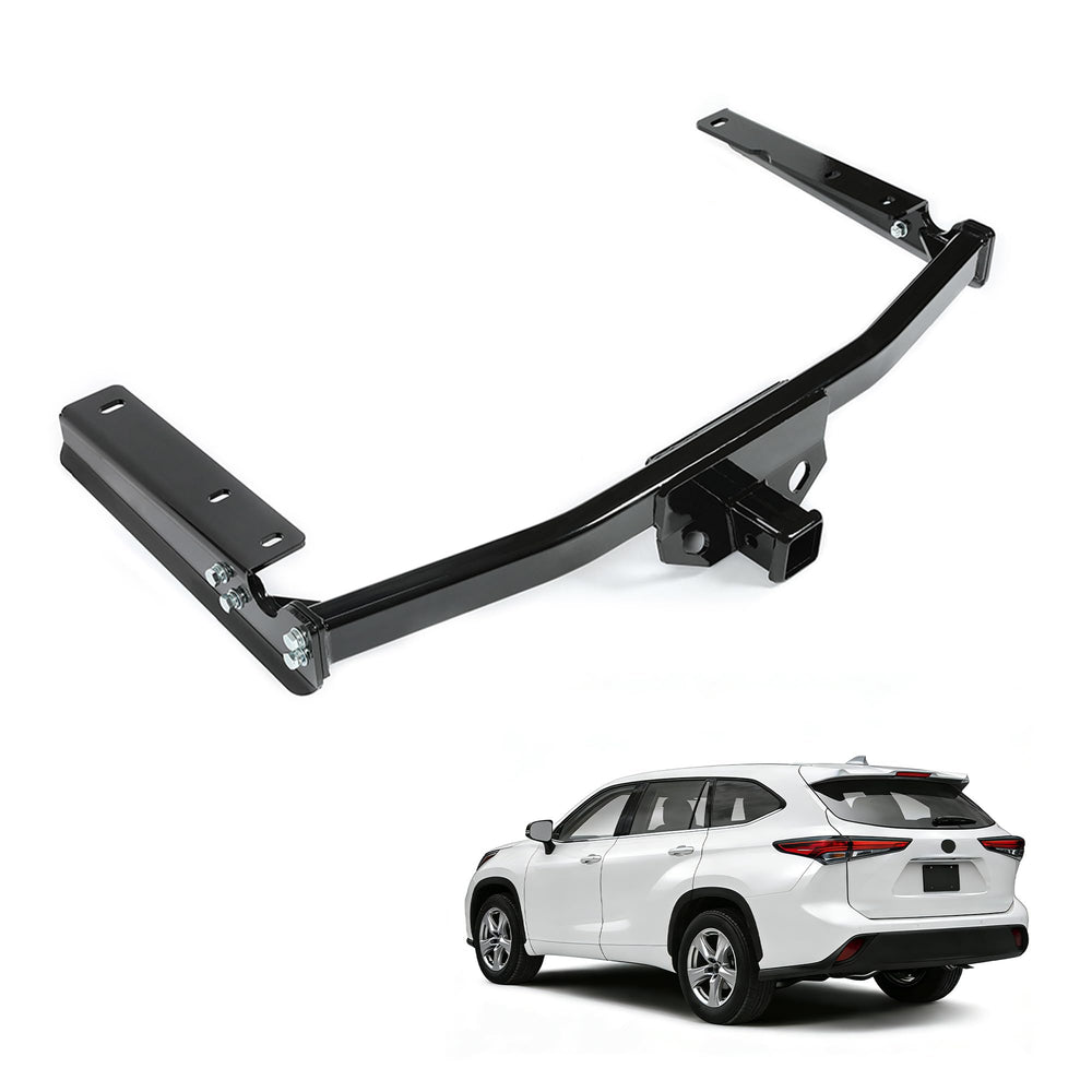 ECOTRIC Class 3 hitch for Toyota Highlander rear view showing towing compatibility