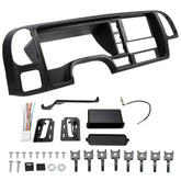 ECOTRIC dash panel double‑DIN fit for 1995–2002 GMC Sierra and Silverado enhances stereo integration.