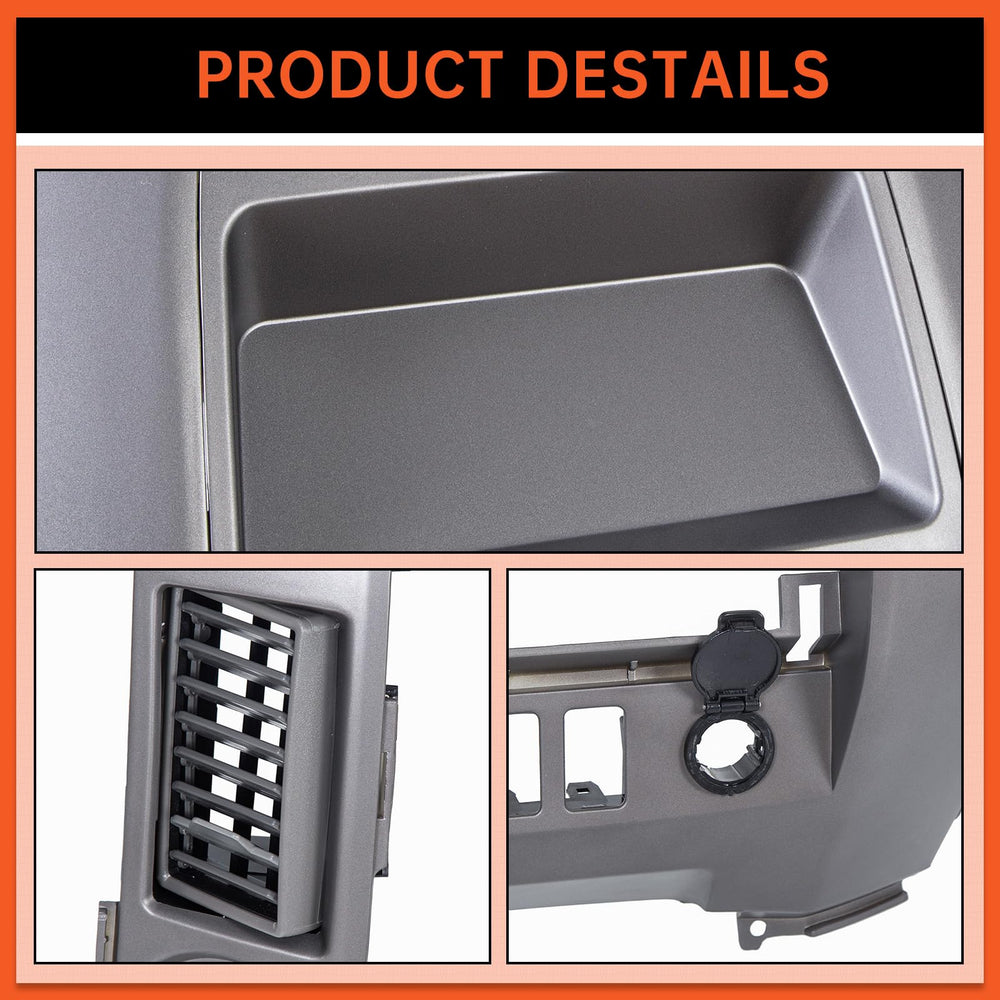 ECOTRIC dash-panel lid fitment close-up shows seamless integration.