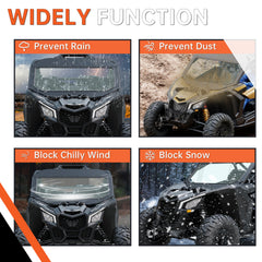 All-weather protection for Can-Am Maverick X3 across sun, rain, and dust