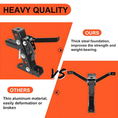 ECOTRIC five-position height adjustment helps level trailers precisely.