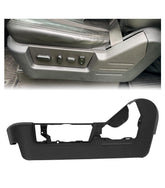 ECOTRIC front driver side seat trim panel bezel close-up for a refreshed interior