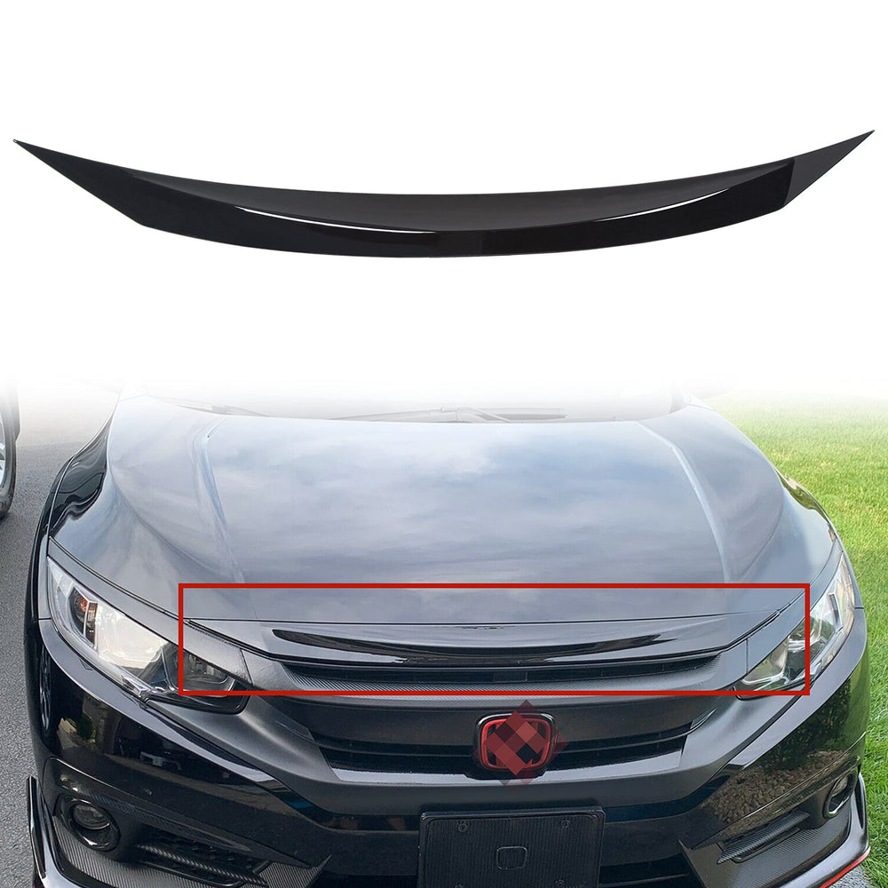 ECOTRIC front hood bumper upper trim nose-cover for a sleek protective finish