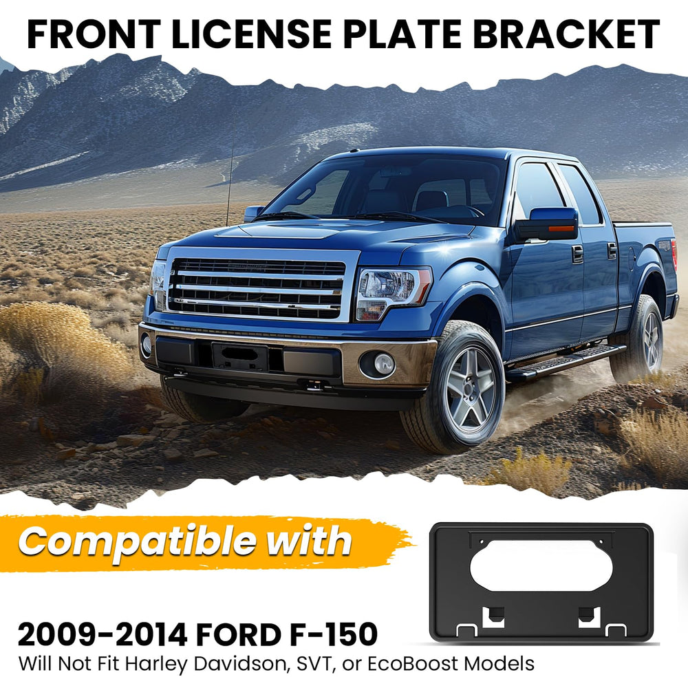 ECOTRIC replacement front plate bracket for F-150 2009-2014 ensures secure mounting.