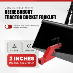 ECOTRIC front-loader bucket hitch mount enables rapid changeover