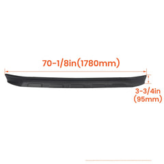 ECOTRIC bumper valance for F-250, side view, improves aerodynamics and road-ready appearance.
