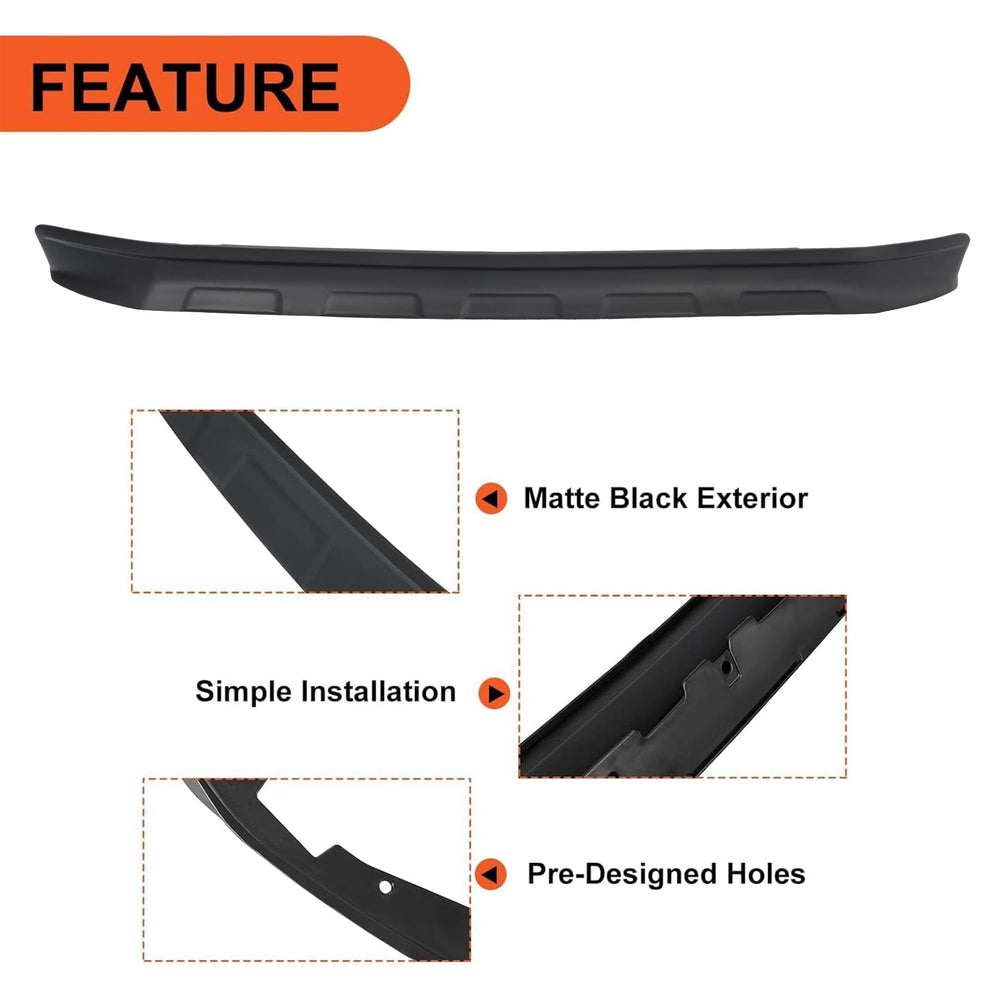 ECOTRIC bumper valance in road-use scenario, protects from debris.