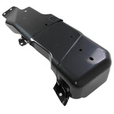 ECOTRIC fuel tank skid plate installed on Jeep Wrangler JK 2-door for rock protection.
