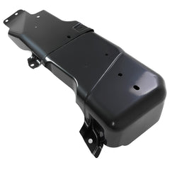 ECOTRIC fuel tank skid plate installed on Jeep Wrangler JK 2-door for rock protection.