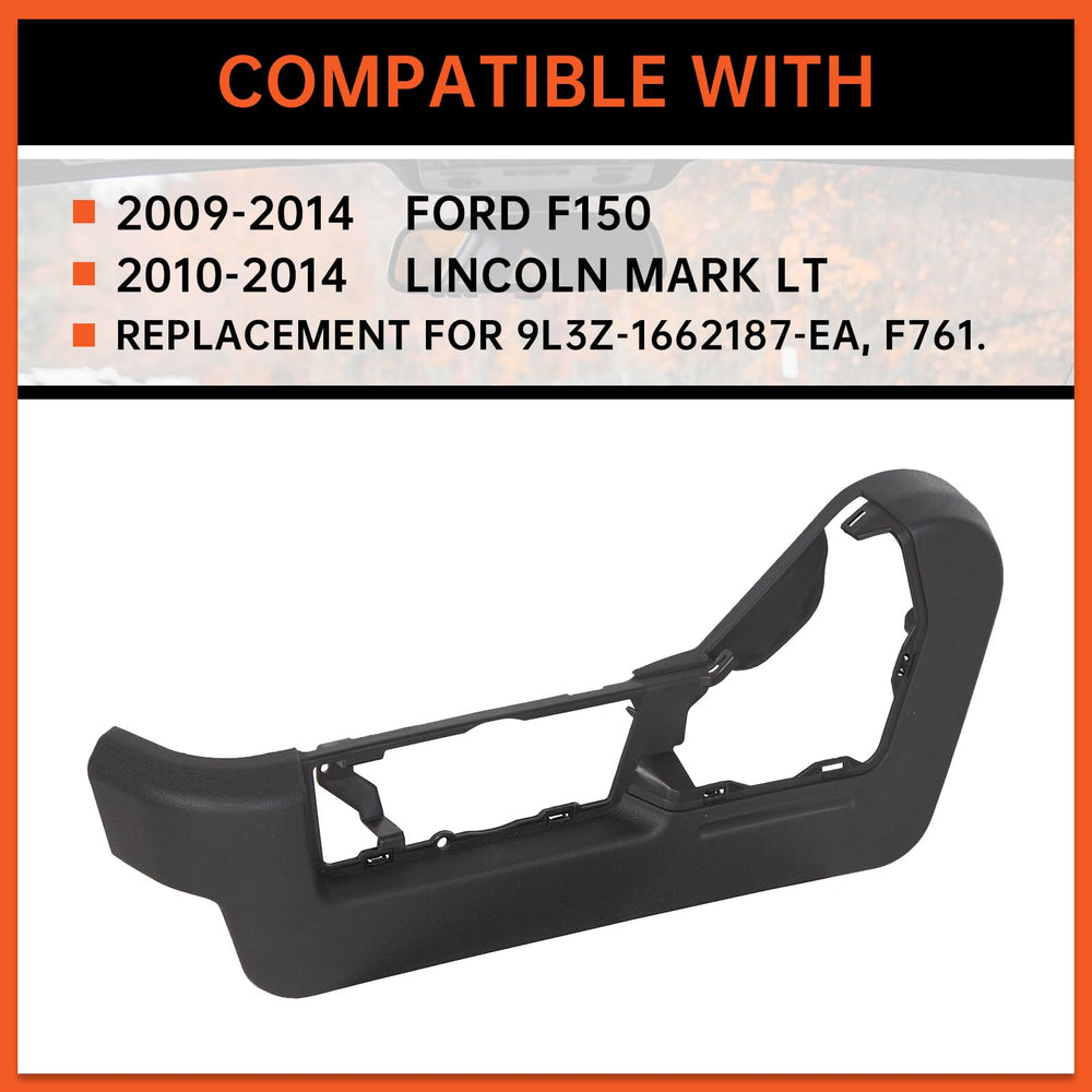ECOTRIC left seat trim panel bezel installed to restore factory aesthetics