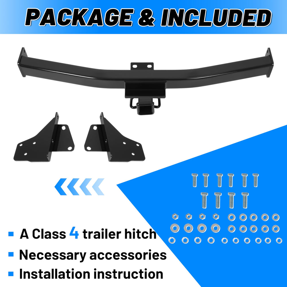 Towing heavy gear or camping equipment with ECOTRIC hitch.