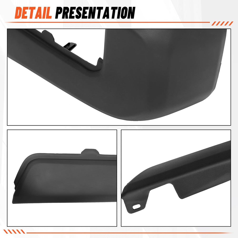 ECOTRIC rear bumper end cap mounting area with protective edge