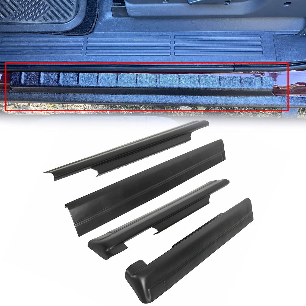 ECOTRIC Rocker Panel Guard front-left installed protects against debris