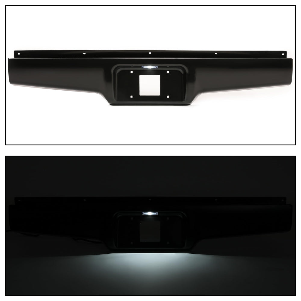 ECOTRIC installation view demonstrating removal of rear step bumper