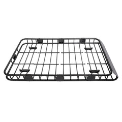 ECOTRIC universal U-bolts secure the rack quickly.