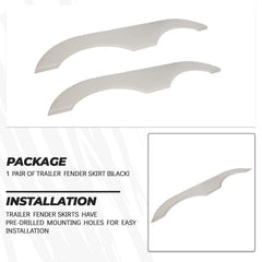 ECOTRIC RV fender skirt UV protection helps resist cracking and fading.