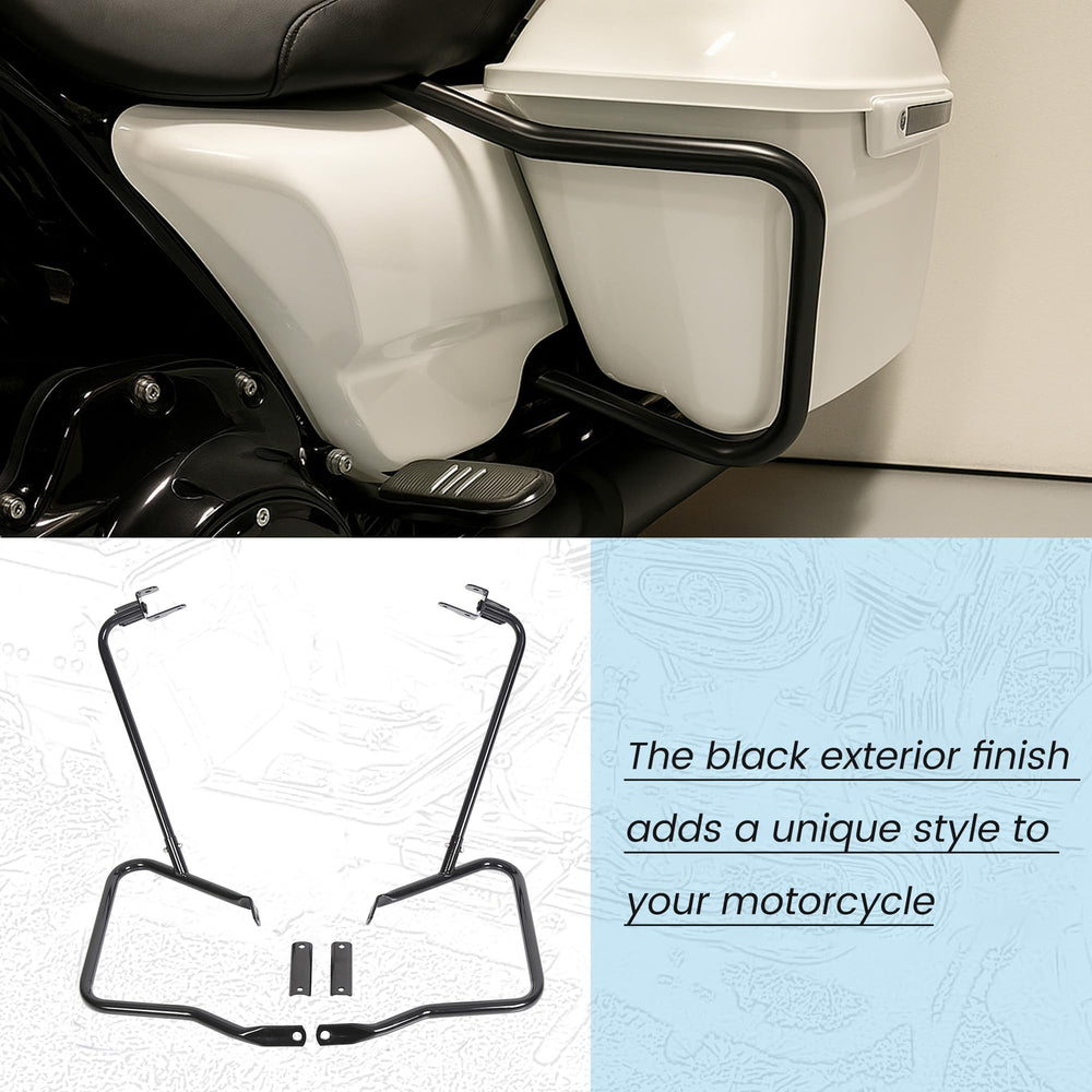ECOTRIC leading edge protection for saddlebags during rides