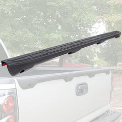Installed ECOTRIC tailgate spoiler cap cover on a truck for complete integration