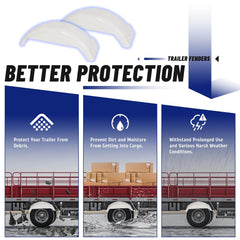 ECOTRIC trailer fender skirt integrated design keeps cargo area tidy