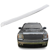 ECOTRIC hood molding for GMC Sierra 2007-2013 with silvery painted finish
