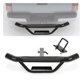 ECOTRIC universal bumper hitch step on a 2-inch receiver for easy truck bed access.