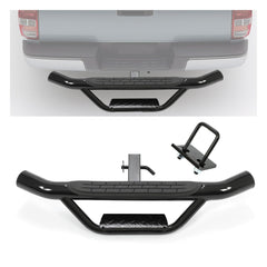 ECOTRIC universal bumper hitch step on a 2-inch receiver for easy truck bed access.