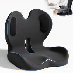 ECONVCE seat cushion with ergonomic design supports the spine for all-day comfort.