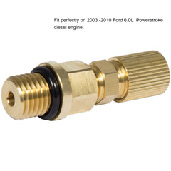 E-cowlboy Schrader valve close-up for accurate readings