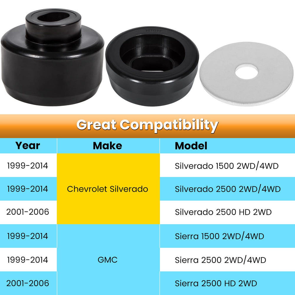 Ecowlboy 7-141 lower body mount demonstrates durable, precise alignment for Silverado and Sierra.