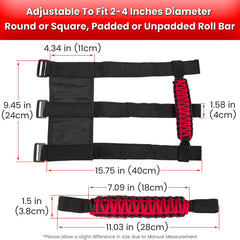 Strong ABS buckle and reinforced straps withstand heavy pulls.