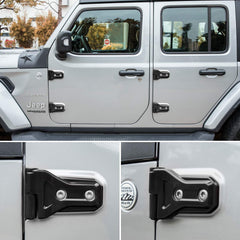 E-cowlboy UV-treated ABS hinge trim in black resists fading.