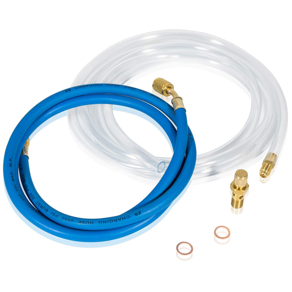 Air purge tool supports easier maintenance on Powerstroke diesel engines.