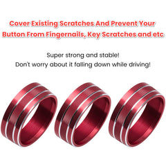 E-cowlboy aluminum red button cover finish resists corrosion.