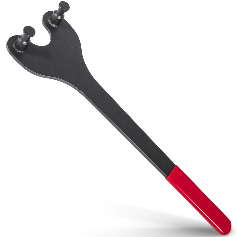 E-cowlboy cam pulley holder tool securing camshaft during bolt removal