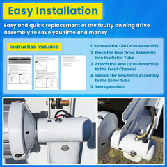 E-cowlboy corrosion-resistant torsion assembly designed for long-lasting RV awnings.