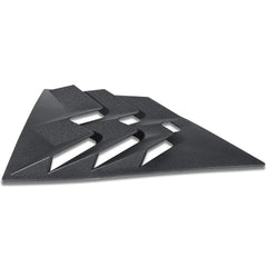E-cowlboy installation-ready louvers use 3M tape for quick fit.
