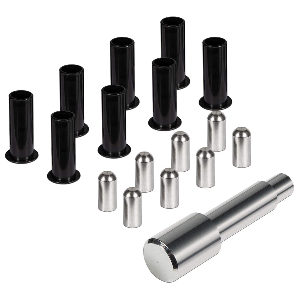 E-cowlboy door pin guides assist alignment for Jeep Wrangler pins and hinges.