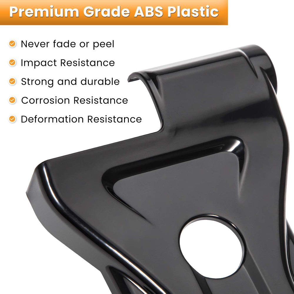 E-cowlboy easy-install hinge cover with 3M tape, no drilling.