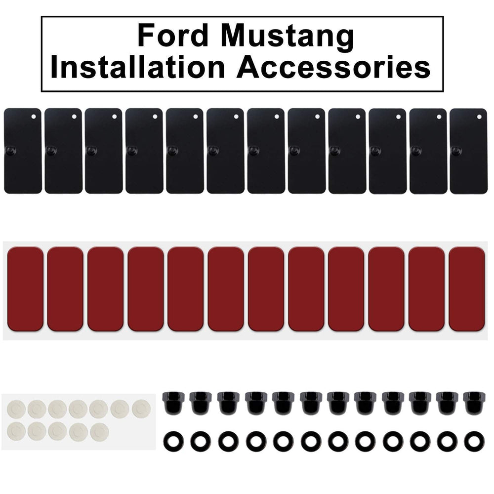 Ecowlboy fitment for Ford Mustang louvers demonstrates model compatibility.