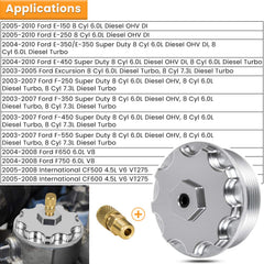 OEM-style replacement cap with Schrader valve for pressure checks.