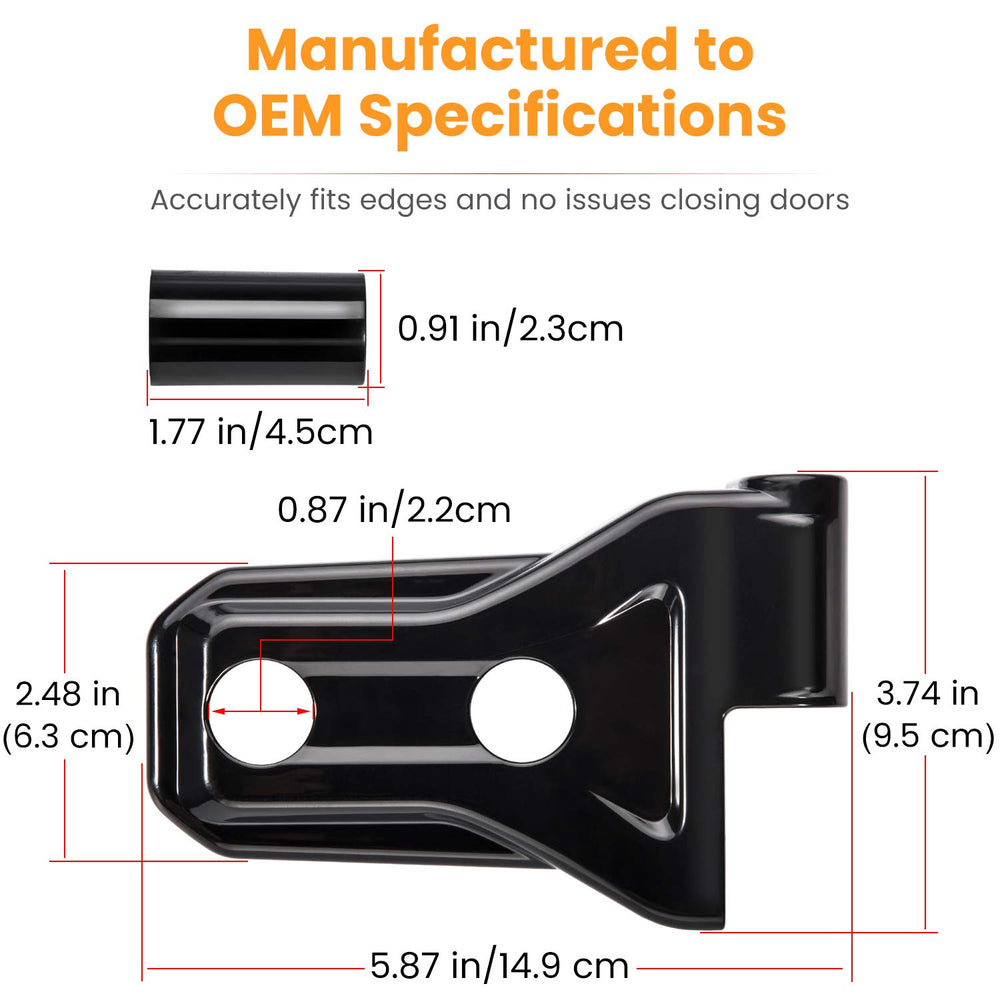 E-cowlboy heat-activated adhesive aids secure placement on hinges.