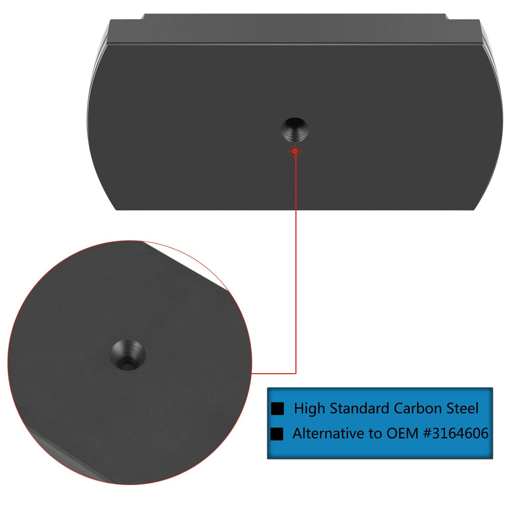 E-cowlboy heavy-duty carbon steel construction close-up for durability.