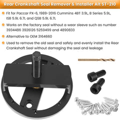 OEM-part compatible design for common Cummins replacement seals.