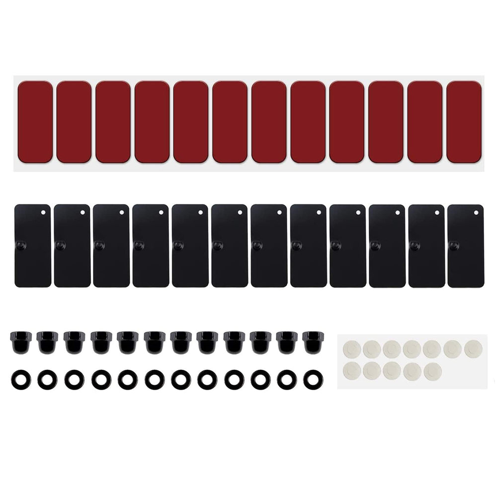Ecowlboy rear window louvers kit with 3M tape enhances privacy and sun shading.